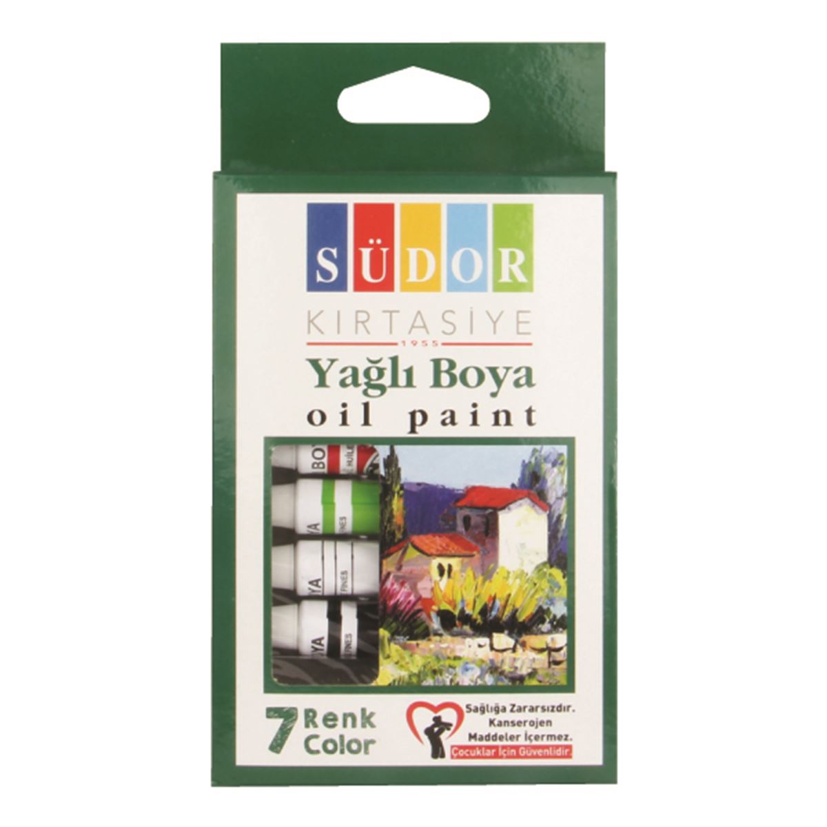 SÜDOR YAĞLI BOYA TÜP 9 ML 7 RENK SD721 1