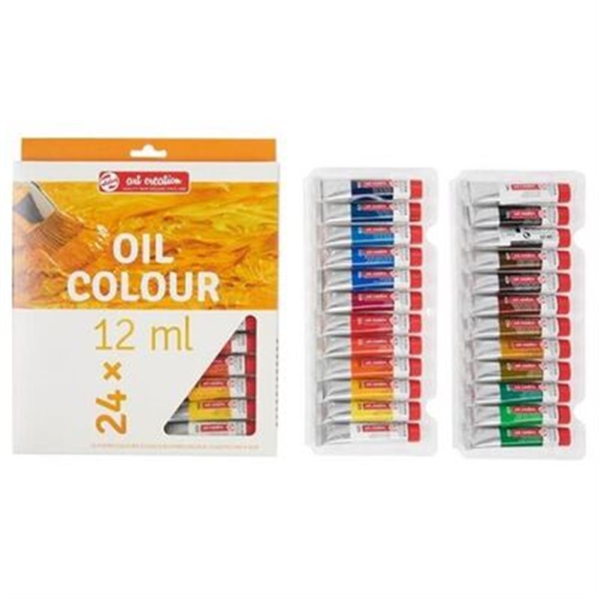ART CREATİON YAĞLI BOYA TÜP 12 ML 24 RENK 9020124M 1