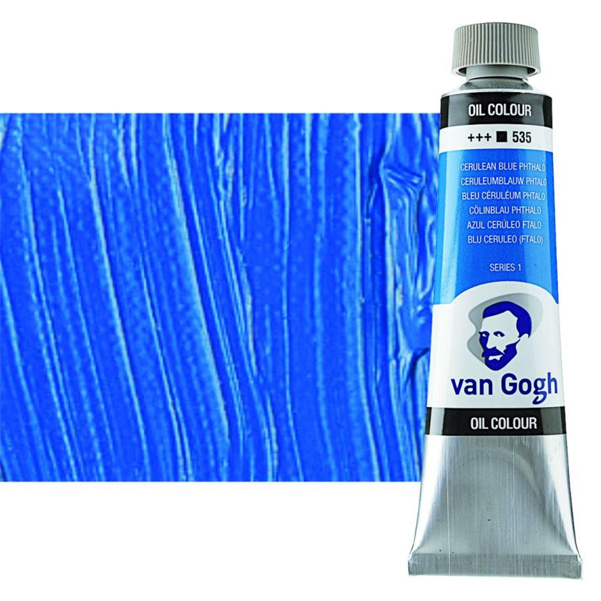 VAN GOGH YAĞLI BOYA TÜP 40 ML MAVİ CERULEAN BLUE PHTHALO 535 1