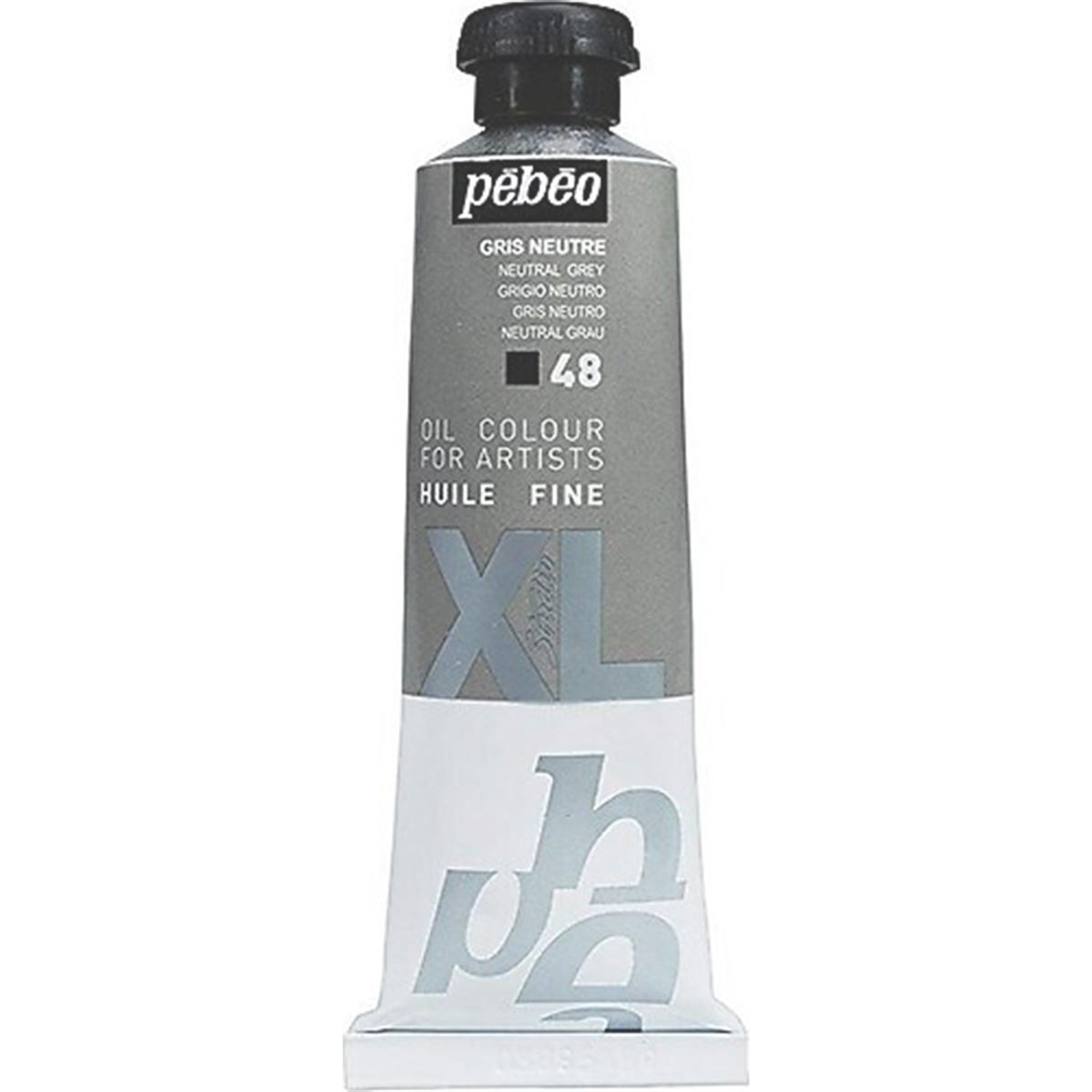 PEBEO HUİLE FİNE XL YAĞLI BOYA 37 ML TÜP NEUTRAL GREY 48 1