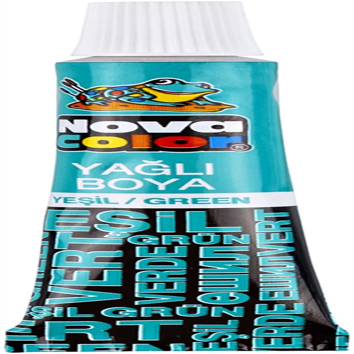 NOVA COLOR YAĞLI BOYA NC-130 YEŞİL TÜP 12 Lİ 1
