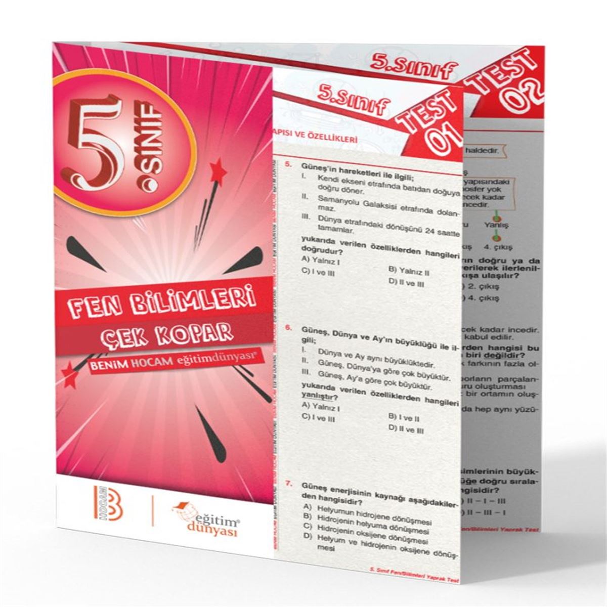 BENİM HOCAM YAPRAK TEST FEN BİLİMLERİ 5. SINIF 2019 1