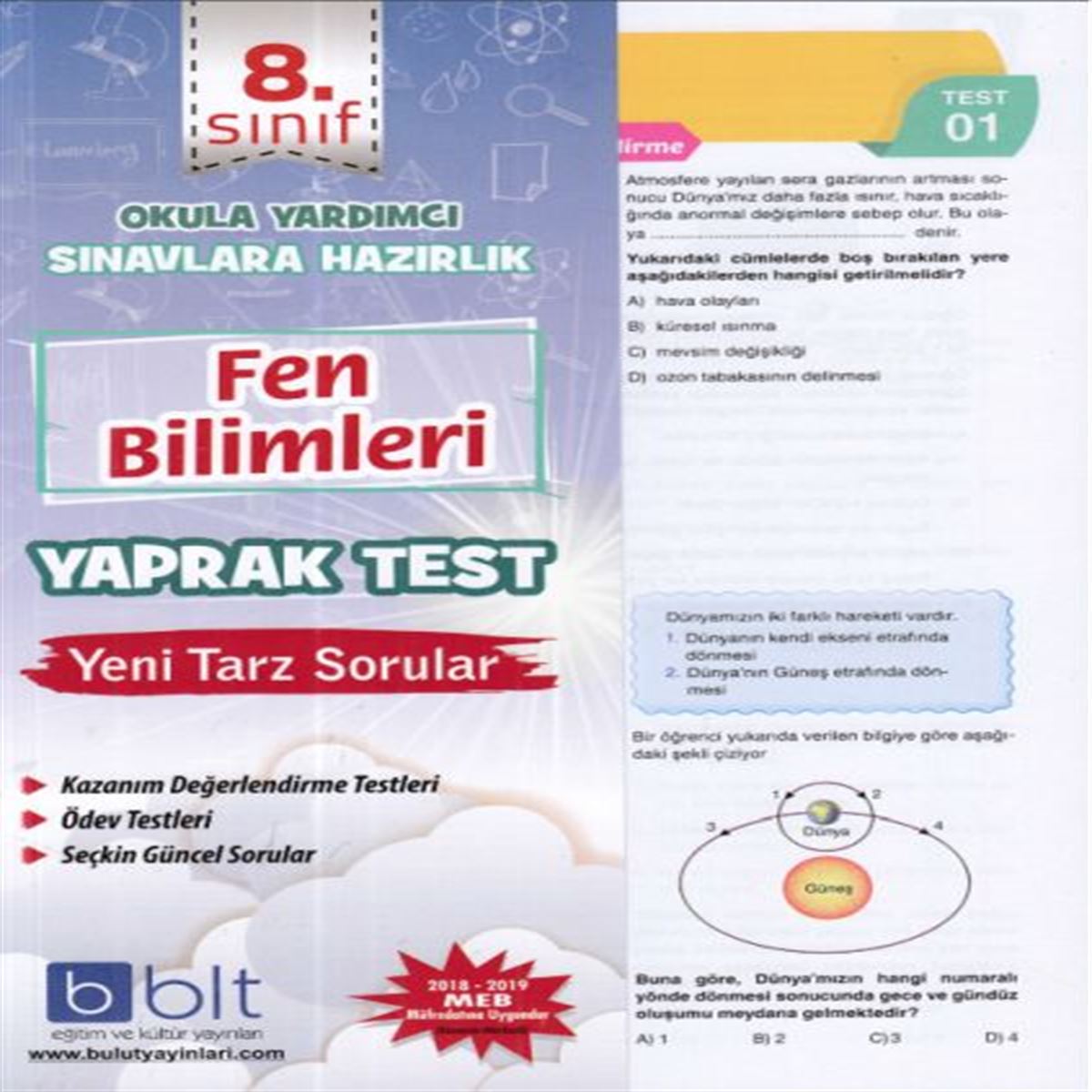 BULUT YAPRAK FEN BİLİMLERİ 8. SINIF (2018-2019) 1