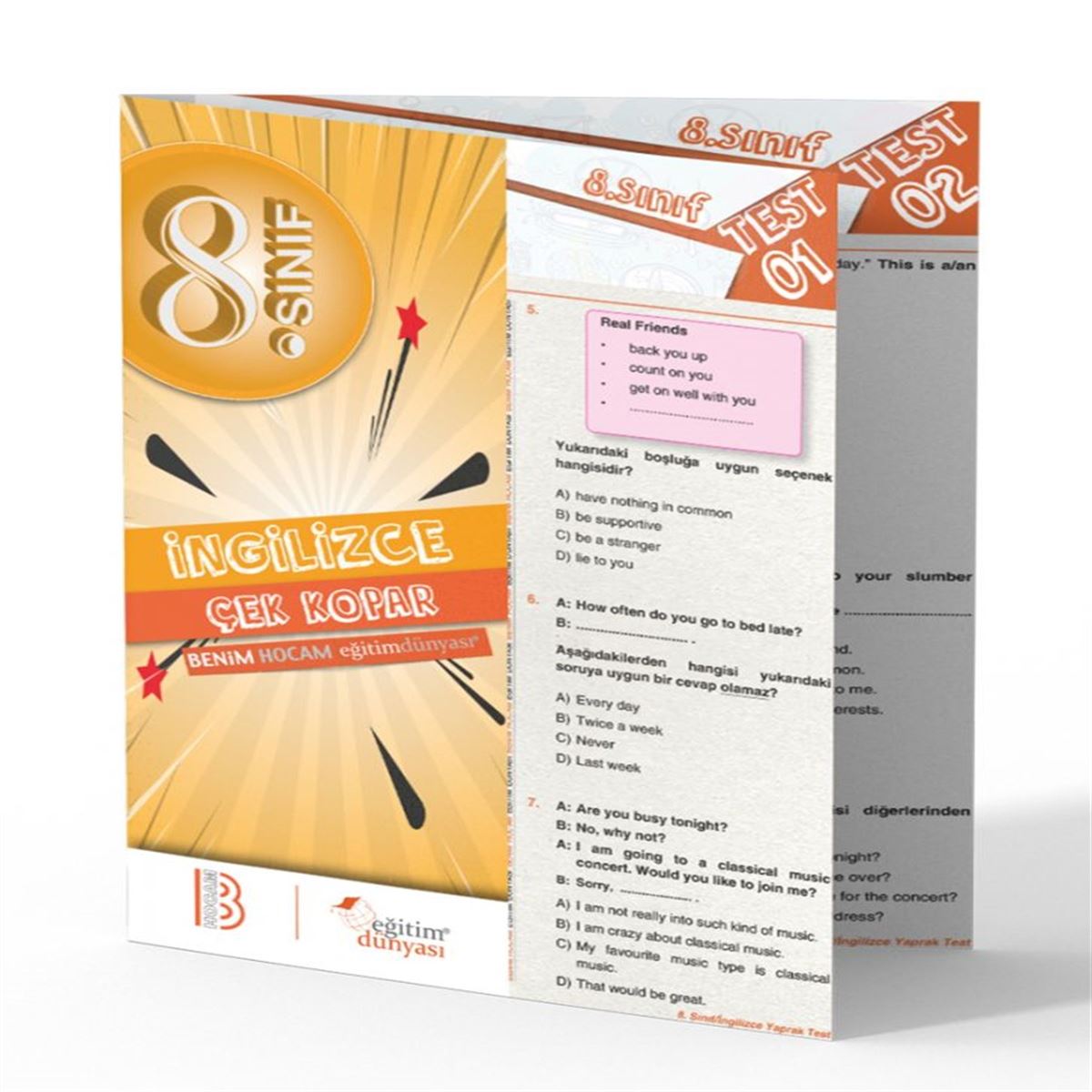 BENİM HOCAM YAPRAK TEST İNGİLİZCE 8. SINIF 2019 1