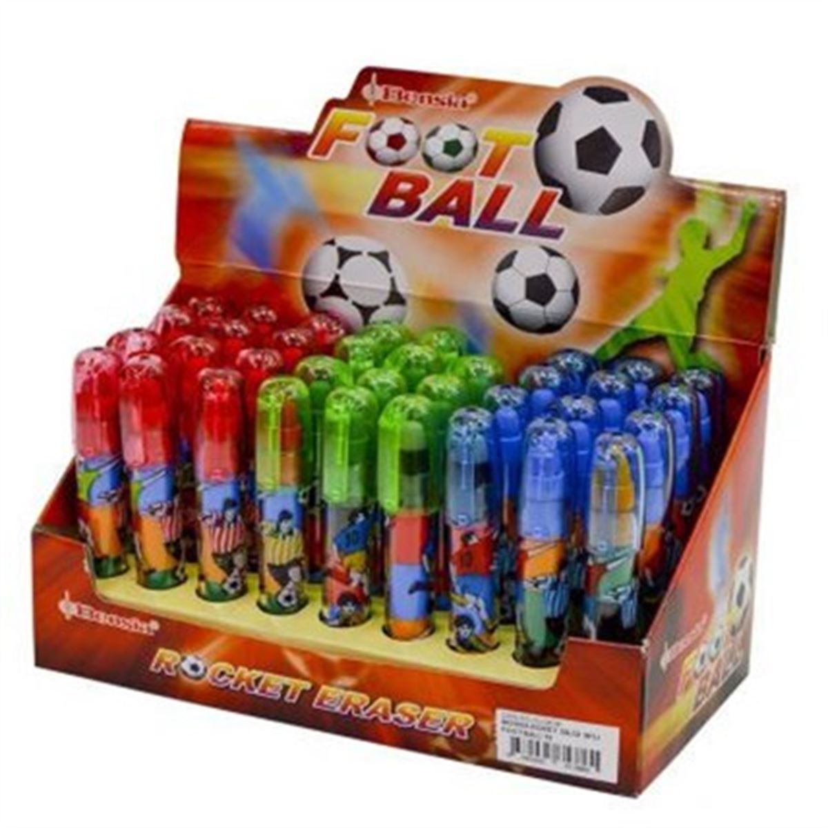 BENSİA SİLGİ GEÇMELİ ROKET FUTBOL 36 LI BS-SLG016 1