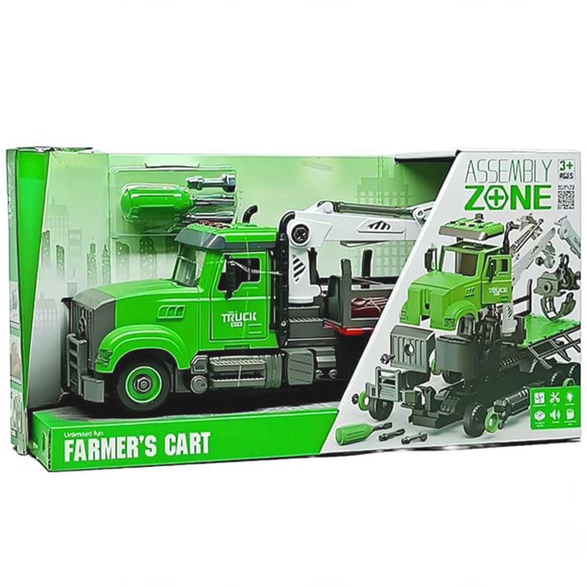 CANEM SÜRTMELİ ÇİFTLİK KAMYONLARI YW9073AB SÖK TAK SESLİ IŞIKLI 3+ 1