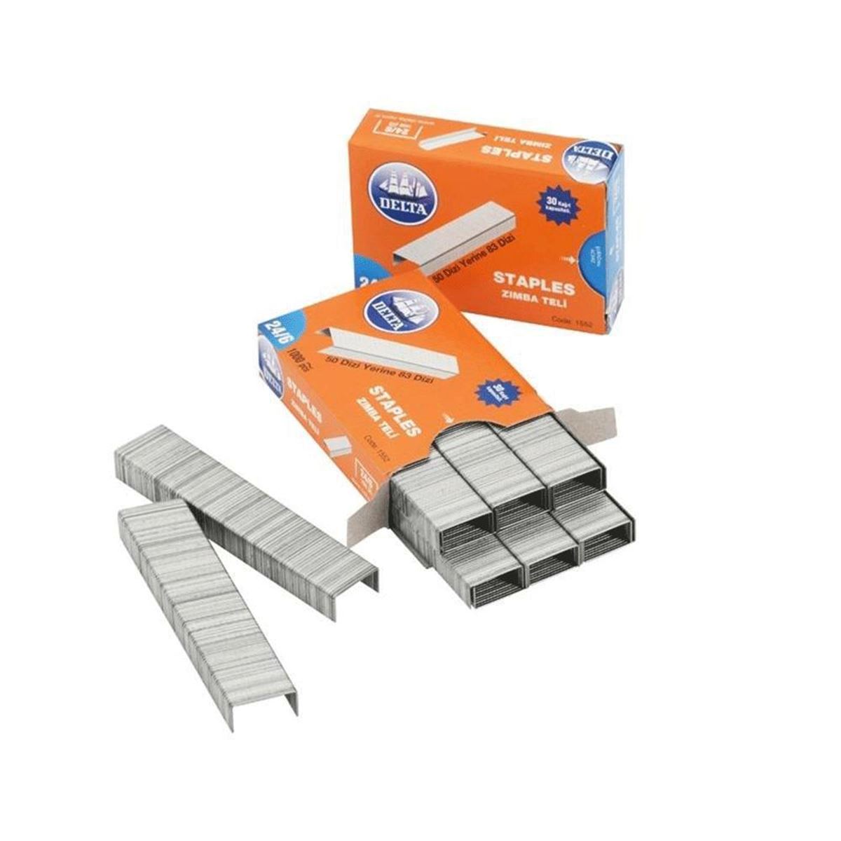 DELTA ZIMBA TELİ NO 24/6 BEYAZ 10 LU 1552 1
