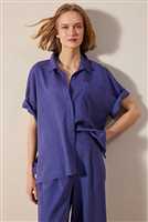 Keten Natural Koyu Mavi Gömlek KOYU MAVİ - 4