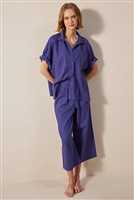 Keten Natural Koyu Mavi Gömlek KOYU MAVİ - 5