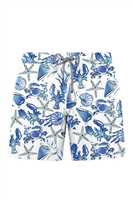 JOHN FRANK KIDS ALL OVER PRINTED SWIM SHORT LIGHT PURPLE - 1