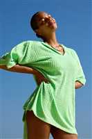 Towel Açık Yeşil Kaftan AÇIK YEŞİL - 1