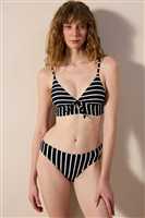 Albany Cut Siyah-Beyaz Bikini Altı SİYAH-BEYAZ - 1