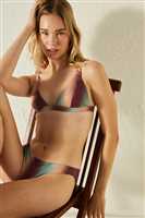 Phalen Shiny Slip Bikini Bottom MULTICOLOR - 1