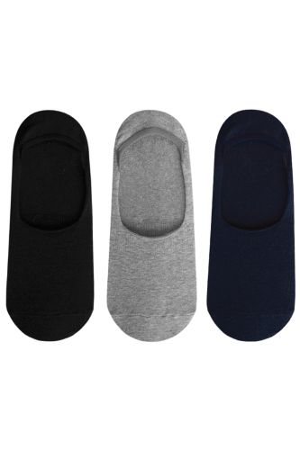 JOHN FRANK ÜÇLÜ NO SHOW ÇORAP MULTICOLOR - 1