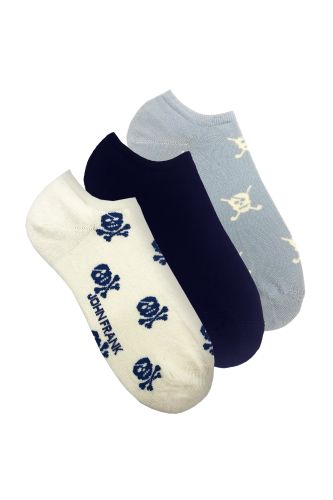 JOHN FRANK ÜÇLÜ KISA ÇORAP MULTICOLOR - 1