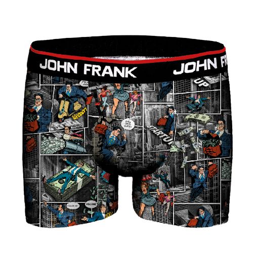 JOHN FRANK DİJİTAL BASKILI BOXER MULTICOLOR - 1