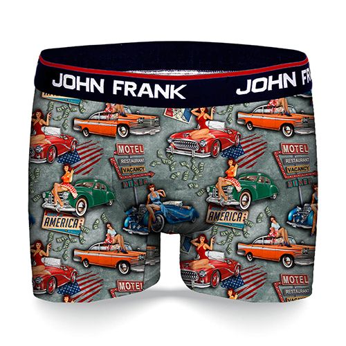 JOHN FRANK DİJİTAL BASKILI BOXER MULTICOLOR - 1