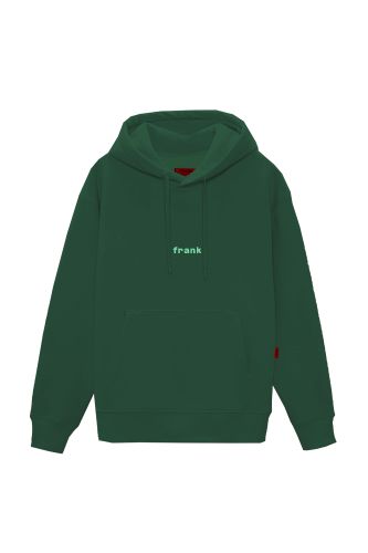 JOHN FRANK BASIC HOODIE SWEATSHIRT PETROL - 1
