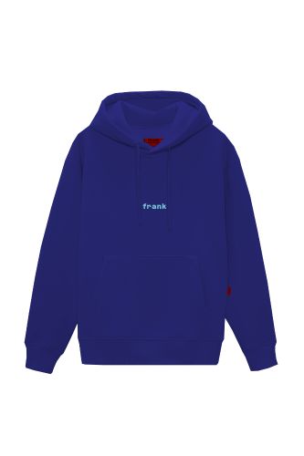 JOHN FRANK BASIC HOODIE SWEATSHIRT SAKS MAVİ - 26