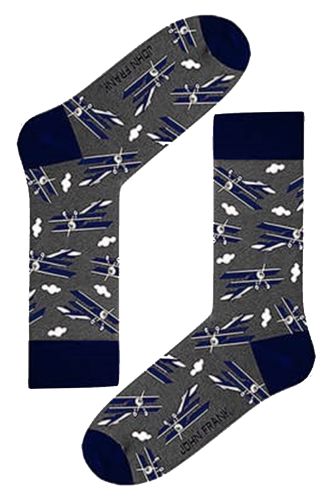 JOHN FRANK FUN LONG SOCKS MULTICOLOR - 1