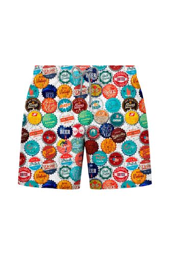 JOHN FRANK ALL OVER MAYO ŞORT MULTICOLOR - 1