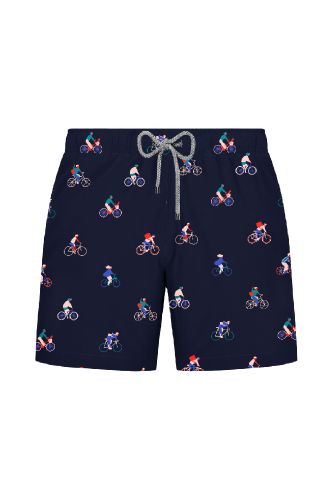 JOHN FRANK ALL OVER PRINTED SWIMSHORTS MULTICOLOR - 1