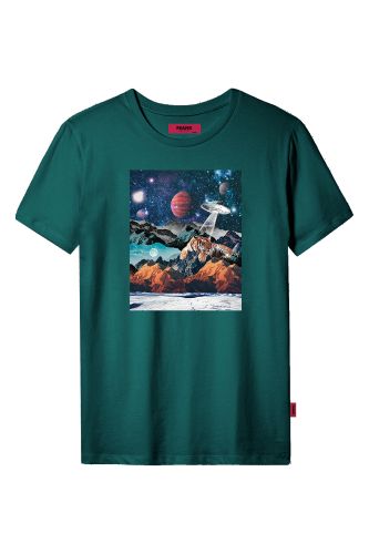 JOHN FRANK COOL T-SHIRT TEAL - 1