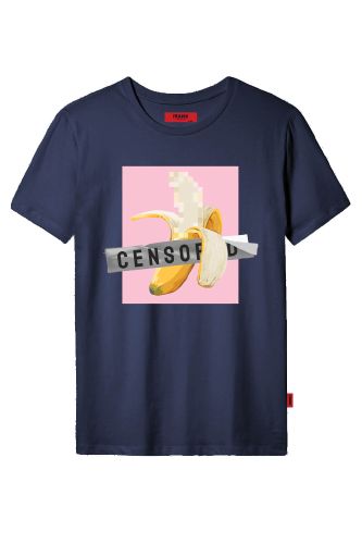 JOHN FRANK COOL T-SHIRT LACİVERT - 1