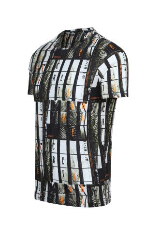 JOHN FRANK DIGITAL WORLD T-SHIRT MULTICOLOR - 2