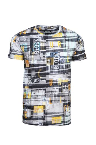 JOHN FRANK BASKILI DİJİTAL T-SHIRT MULTICOLOR - 1