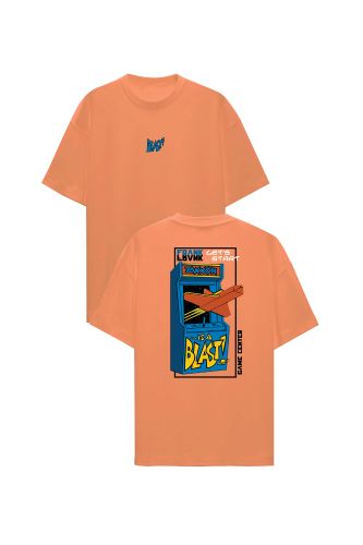 JOHN FRANK OVERSIZE T-SHIRT TURUNCU - 1