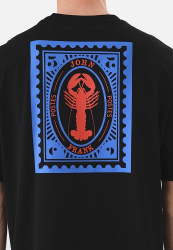 JOHN FRANK OVERSIZE T-SHIRT SİYAH - 4