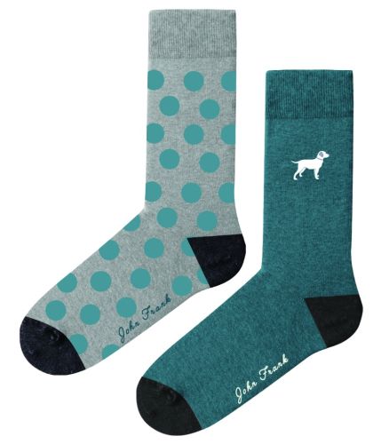 JOHN FRANK WOMEN İKİLİ UZUN ÇORAP MULTICOLOR - 1