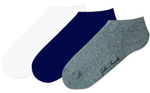JOHN FRANK WOMEN 3 PACK SHORT SOCKS MULTICOLOR - 1