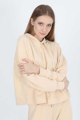 JOHN FRANK WOMAN SPORTS&LOUNGEWEAR COMFY SWEATSHIRT KUM BEJI - 35