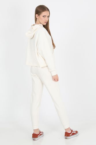 JOHN FRANK WOMAN SPORTS&LOUNGEWEAR COMFY SWEATSHIRT EKRU - 29