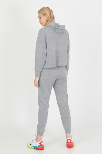JOHN FRANK WOMAN SPORTS&LOUNGEWEAR COMFY SWEATSHIRT GRİ - 14