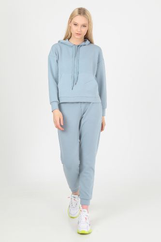 JOHN FRANK WOMAN SPORTS&LOUNGEWEAR COMFY SWEATSHIRT BEBE MAVİ - 46