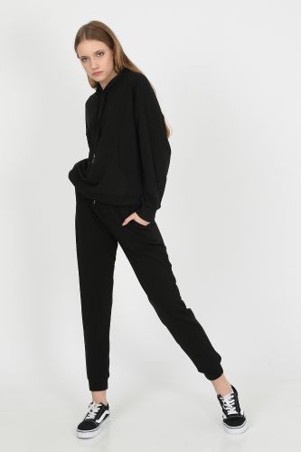 JOHN FRANK WOMAN SPORTS&LOUNGEWEAR COMFY SWEATSHIRT SİYAH - 23