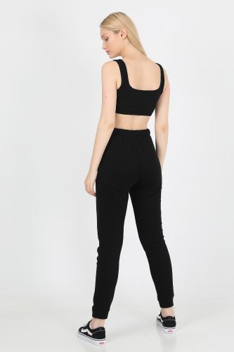 JOHN FRANK WOMAN SPORTS&LOUNGEWEAR PUFFY JOGGING SİYAH - 2