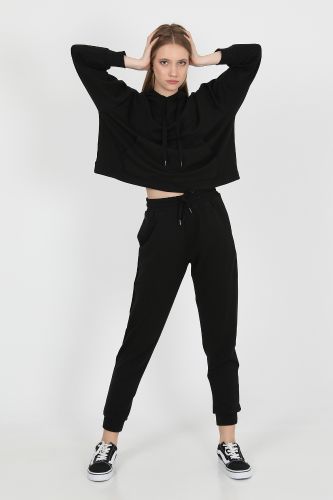 JOHN FRANK WOMAN SPORTS&LOUNGEWEAR COMFY JOGGING SİYAH - 21