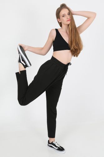 JOHN FRANK WOMAN SPORTS&LOUNGEWEAR CHIC JOGGING SİYAH - 16