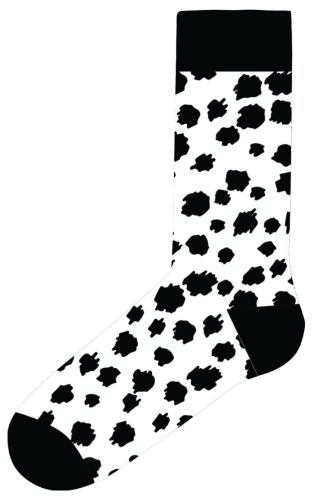 JOHN FRANK WOMEN BLACK&WHITE UZUN ÇORAP MULTICOLOR - 1