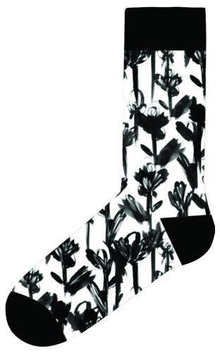 JOHN FRANK WOMEN BLACK&WHITE UZUN ÇORAP MULTICOLOR - 1