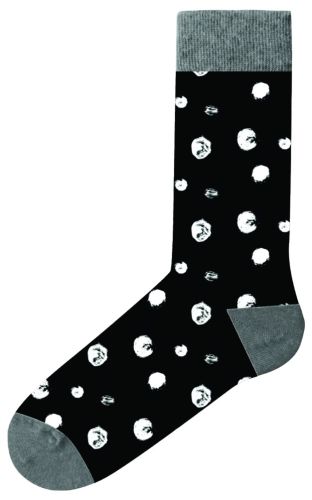 JOHN FRANK WOMEN BLACK&WHITE UZUN ÇORAP MULTICOLOR - 1