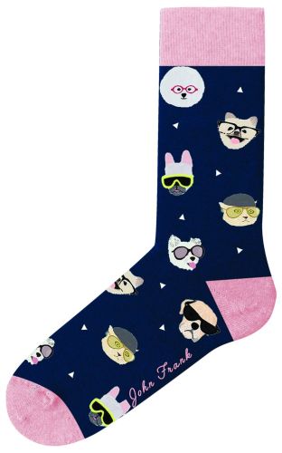 JOHN FRANK WOMEN FUN LONG SOCKS MULTICOLOR - 1