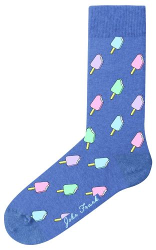 JOHN FRANK WOMEN FUN LONG SOCKS MULTICOLOR - 1