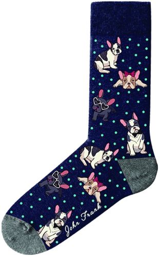 JOHN FRANK WOMEN FUN LONG SOCKS MULTICOLOR - 1