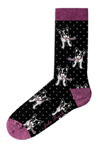 JOHN FRANK WOMEN FUN LONG SOCKS MULTICOLOR - 1