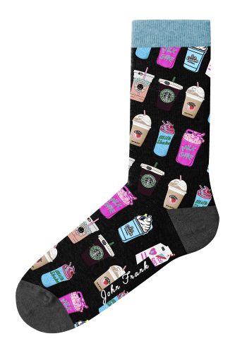 JOHN FRANK WOMEN FUN LONG SOCKS MULTICOLOR - 1